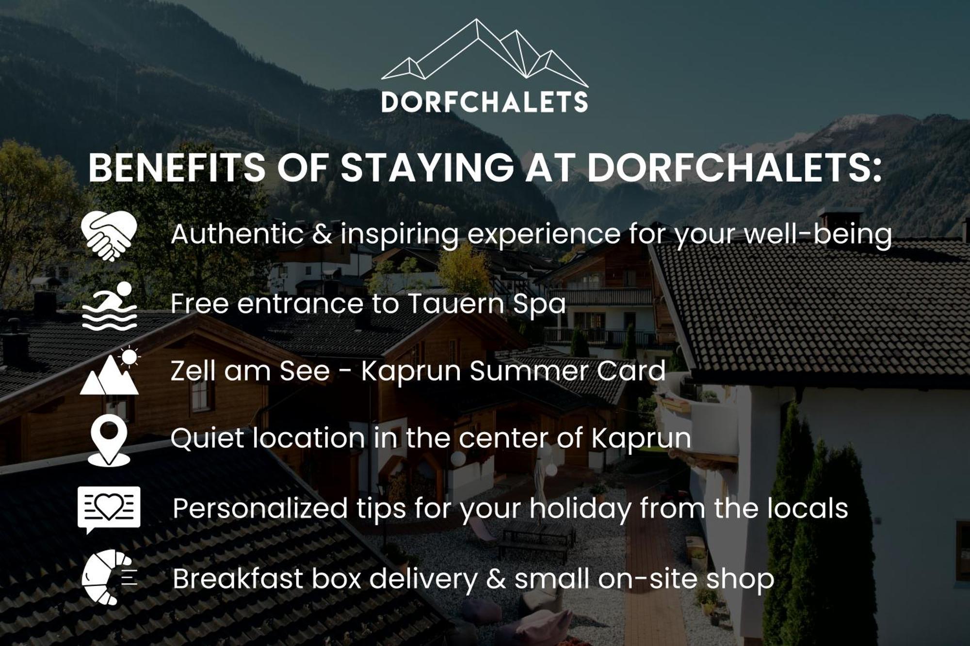 Dorfchalets & Apartments - Authentic Experience In Centre Of Kaprun Including Tauernspa And Summercard Zewnętrze zdjęcie